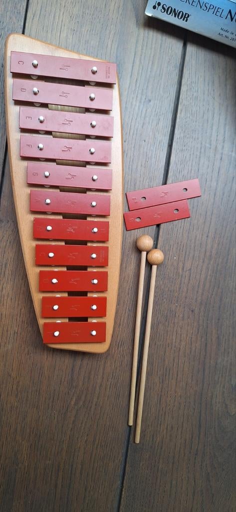 Klokkenspel / xylofoon Sonor NG 10, Ophalen of Verzenden, Zo goed als nieuw, Melodische percussie