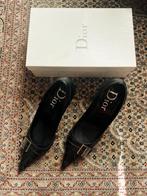 Dior Vintage Sellier Kitten Heels - Escarpin Noir, Ophalen of Verzenden, Gedragen, Zwart, Schoenen met lage hakken