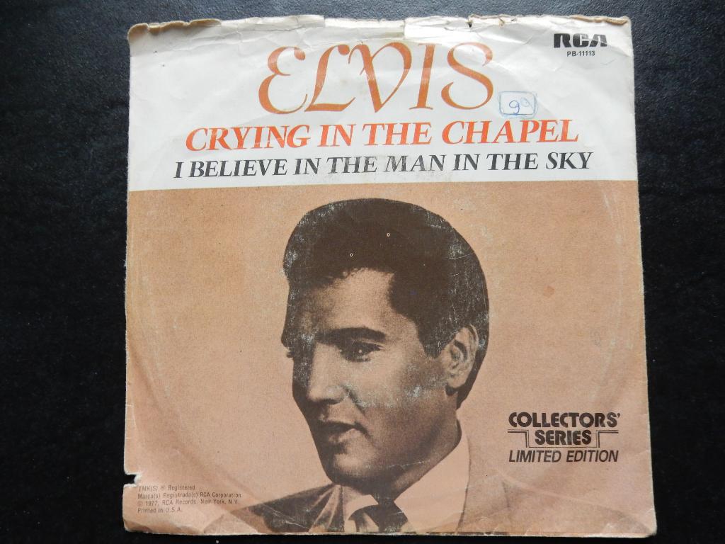 Elvis Presley - Crying in the chapel, Cd's en Dvd's, Vinyl Singles, Ophalen of Verzenden, Zo goed als nieuw, Pop