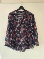 Bloemenprint blouse maat L, Zwart, Maat 42/44 (L), Ophalen of Verzenden, Onbekend