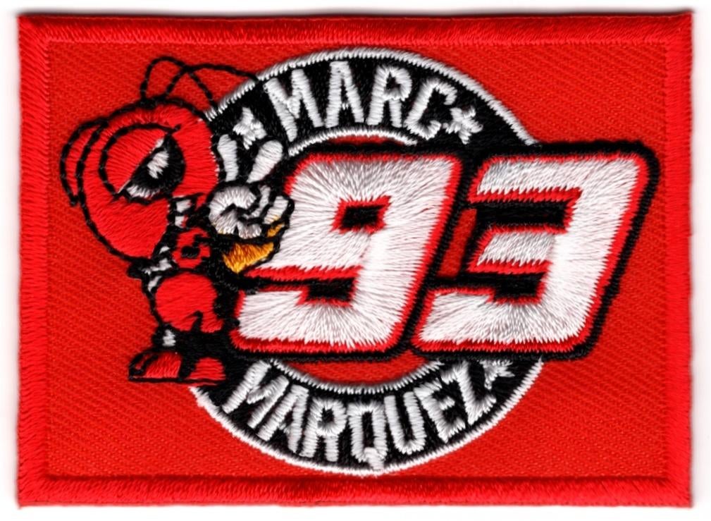 Marc Márquez stoffen opstrijk patch embleem #1, Ophalen of Verzenden, Nieuw, Auto's
