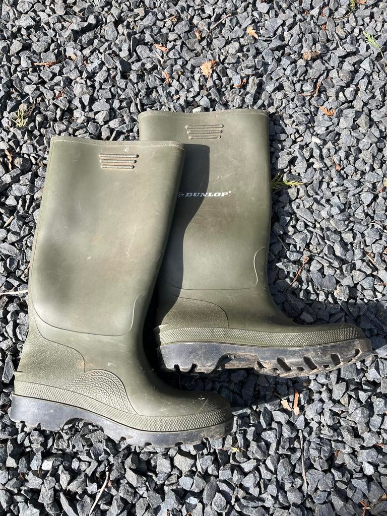 Dunlop laarzen maat 37, Ophalen of Verzenden, Gedragen, Groen, Regenlaarzen