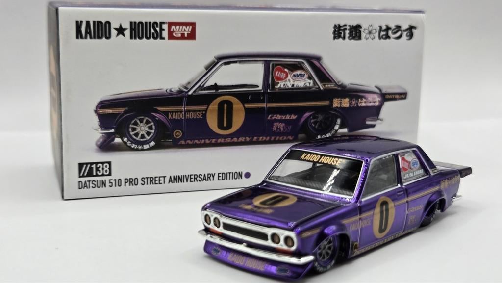 Kaido House //138 Datsun 510 Street Metalic Purple, Overige merken, Auto, Groter dan 1:32, Nieuw
