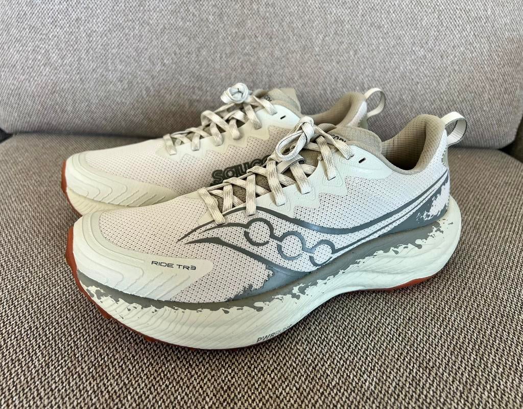 Saucony Ride TR3 us 9 eur 42,5 quartz/sage, Hardloopschoenen, Nieuw, Hardlopen, Saucony