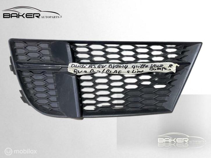Bumper rooster S-Line Audi A3 8V ('13-'24) 8V3807681AE, Auto-onderdelen, Carrosserie en Plaatwerk, Audi, Gebruikt, Ophalen of Verzenden