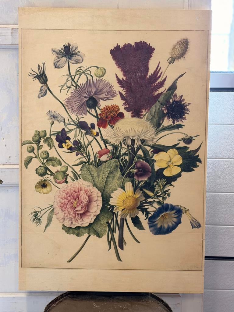 Reinders Poster Bloemen boeket, Antiek en Kunst, Ophalen of Verzenden