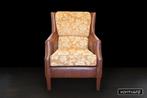 Bergere fauteuil model Tessa, Huis en Inrichting, Fauteuils, Ophalen, Gebruikt, 75 tot 100 cm, Leer