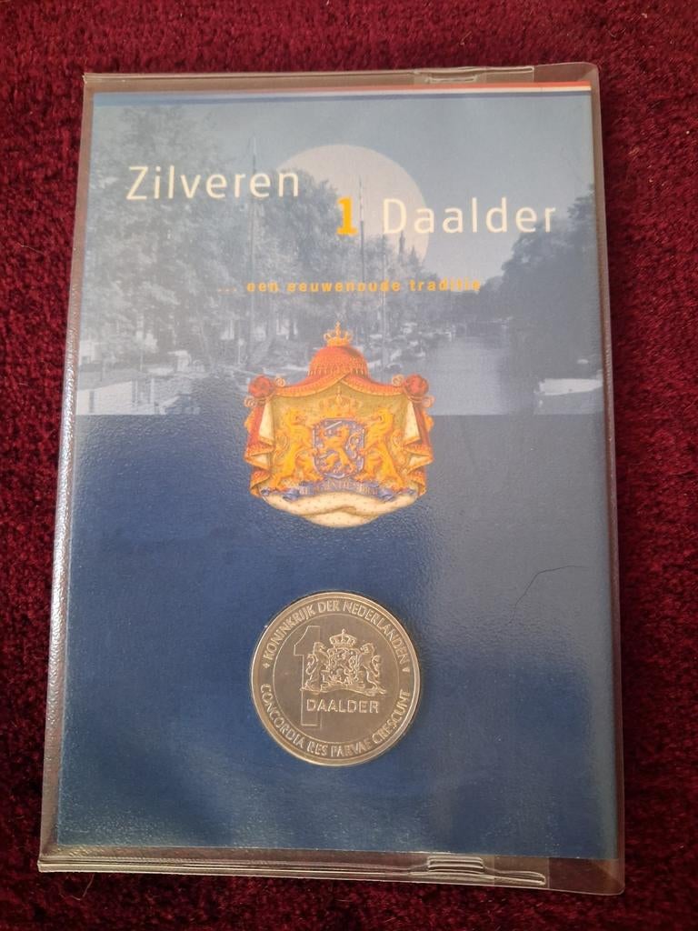 Zilveren 1 Daalder - Koninklijke Nederlandse Munt, Koningin Beatrix, Zilver, Losse munt, Overige waardes