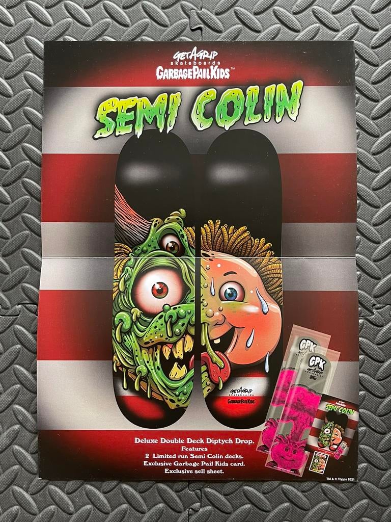 GPK Semi Colin 2 Deck Set LE 291/300 + Hanger, Ophalen of Verzenden, Zo goed als nieuw, Skateboard
