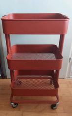 IKEA Raskog trolley roodbruin terracotta 78 x 31 x 44, Ophalen, Gebruikt