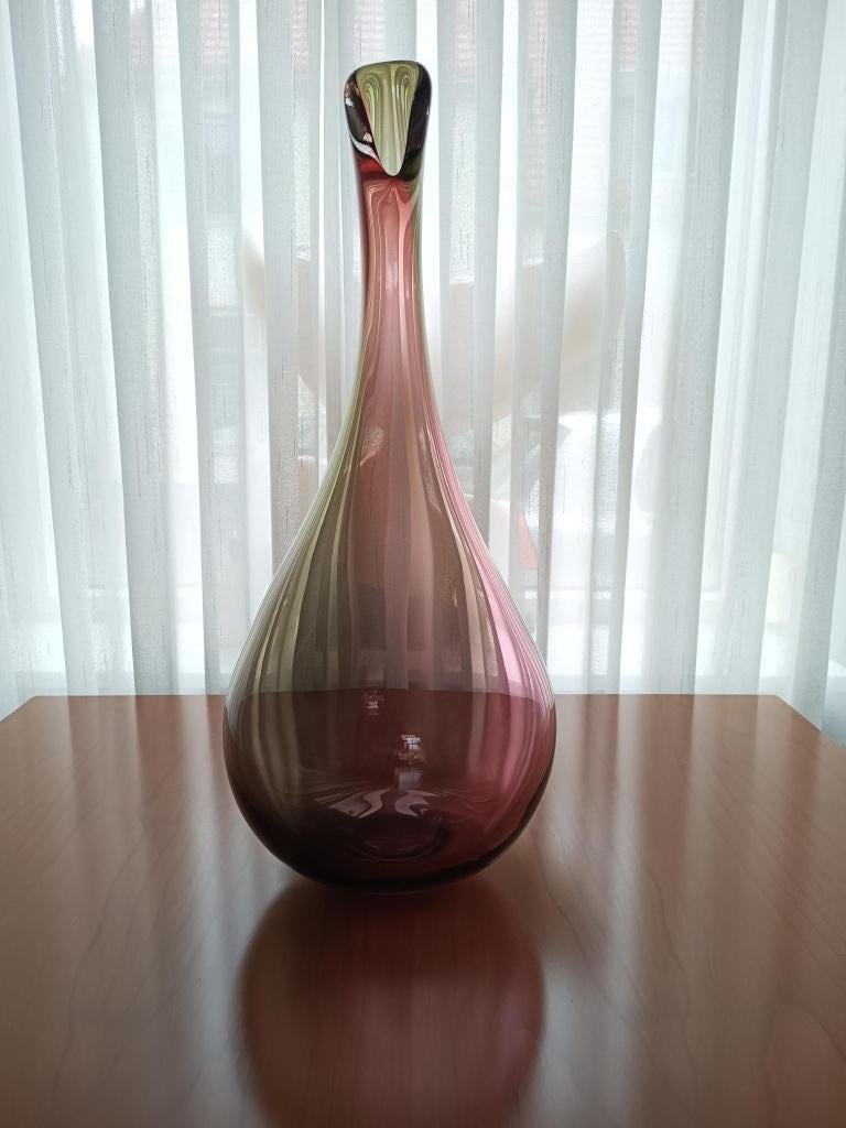 Leerdam kristalglas Fles-vaas, Antiek en Kunst, Antiek | Glas en Kristal, Ophalen of Verzenden