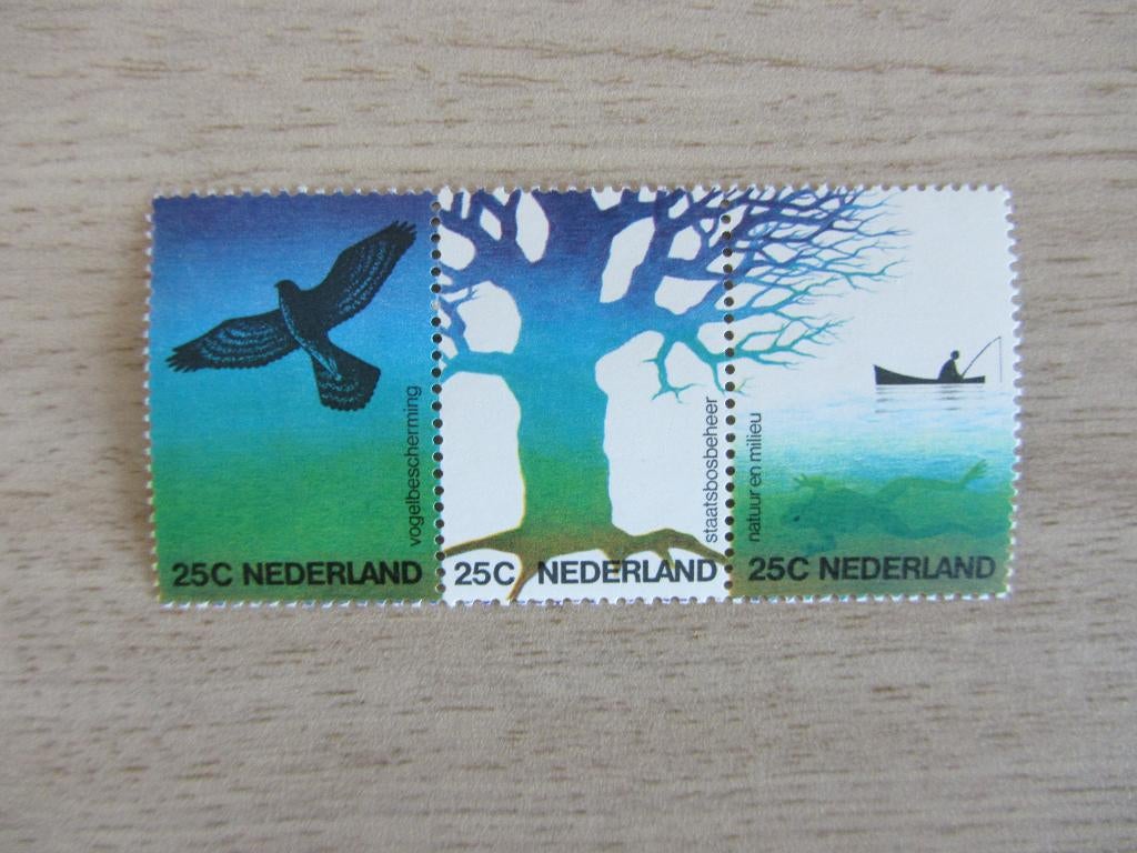 Natuur en Milieu 1974 Postzegels, Postzegels en Munten, Postzegels | Nederland, Ophalen of Verzenden, Na 1940, Postfris