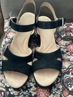 Clarks zwarte sandalen met sleehak, maat 39, Kleding | Dames, Schoenen, Ophalen of Verzenden, Zo goed als nieuw, Zwart, Sandalen of Muiltjes