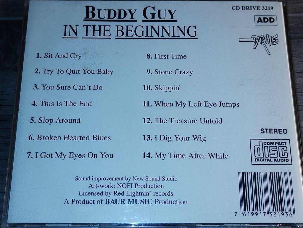Buddy Guy ‎- In The Beginning, Cd's en Dvd's, Ophalen of Verzenden, 1960 tot 1980, Zo goed als nieuw, Jazz