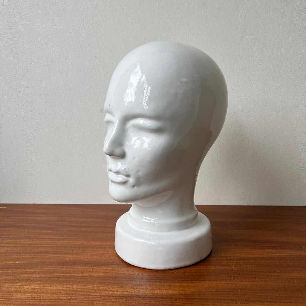 Jaren 70 80 West Germany 701 wit keramiek hoofd, Ophalen of Verzenden
