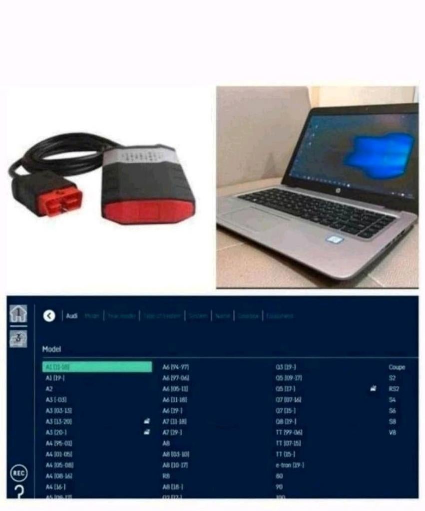 Werkplaats laptop Autocom Auto's en Bussen Uitleesapparaat, Ophalen of Verzenden, Nieuw