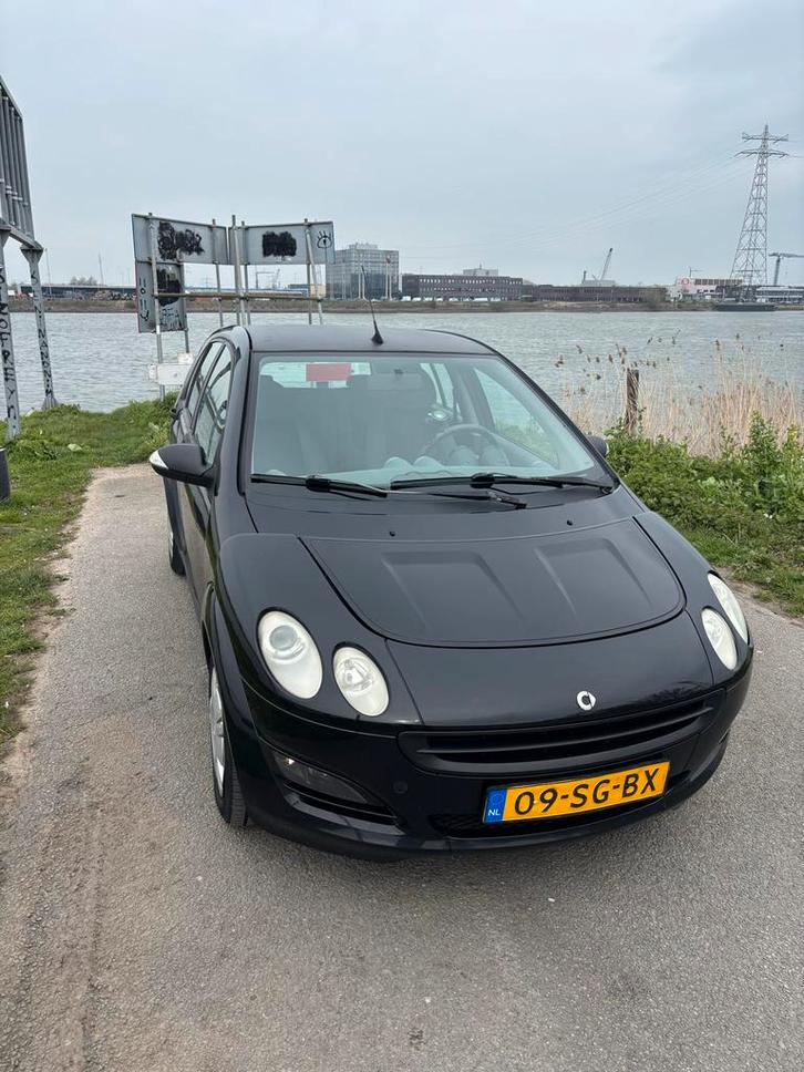 Smart ForFour 1.0 2006 Zwart, Auto's, Smart, Particulier, ForFour, Benzine, B, Hatchback, Handgeschakeld, Origineel Nederlands