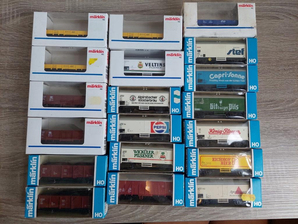 Märklin H0 goederenwagens 4465 4410 4433 4471 4421 4426 etc, Wisselstroom, Wagon, Ophalen of Verzenden, Zo goed als nieuw