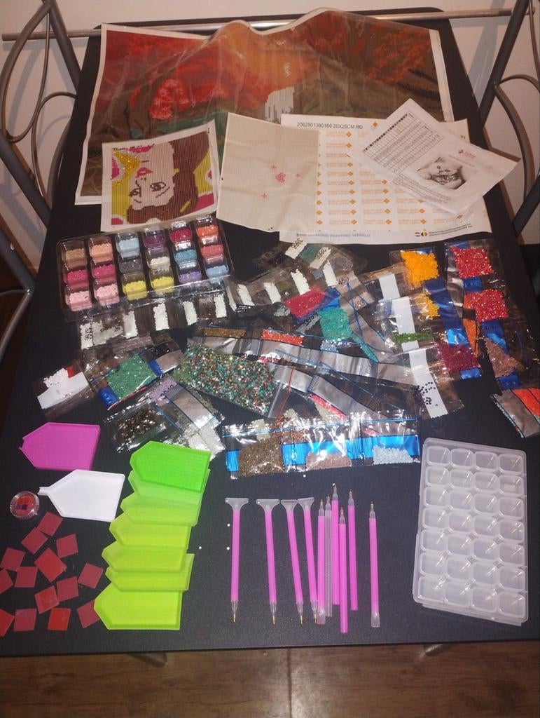 Resterende diamond painting, Ophalen of Verzenden, Knutselwerk