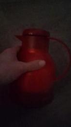 Vintage rode thermoskan, Ophalen, Gebruikt