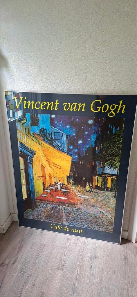 Vincent van Gogh - Café de nuit - 120x90 cm, Antiek en Kunst, Kunst | Schilderijen | Klassiek, Ophalen