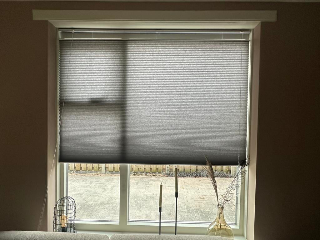 Plisé gordijn van de gamma, Ophalen, Zo goed als nieuw, Wit, 200 cm of meer