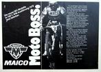 9 vintage reclames Maico motorfiets 77-81 crossmotor motor, Ophalen of Verzenden, Gebruikt, Auto's