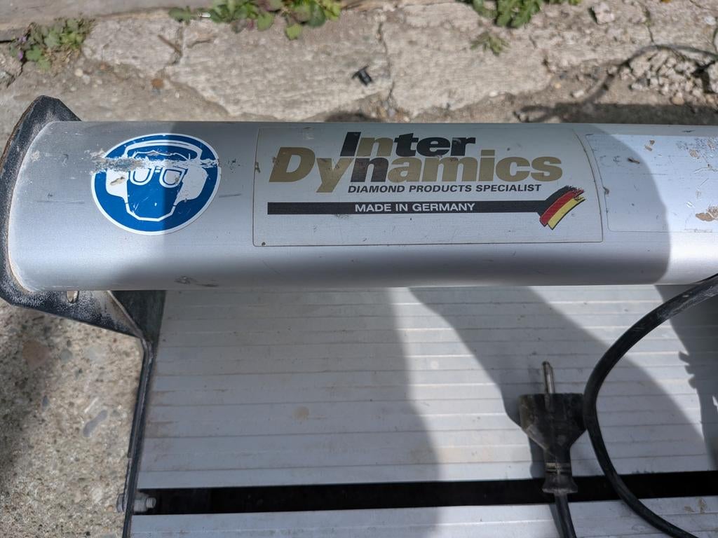 Inter Dynamics Tegelzaag - Made in Germany, Doe-het-zelf en Verbouw, Gereedschap | Zaagmachines, Gebruikt, Inter Dynamics, Overige typen