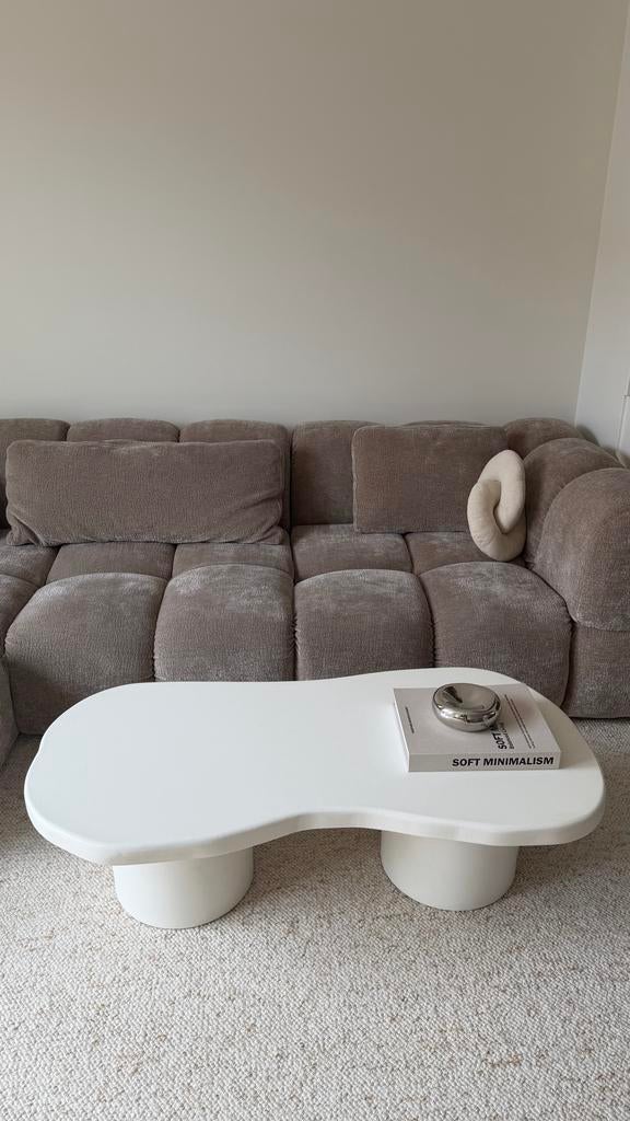 Unieke handgemaakte organische salontafel, Huis en Inrichting, Tafels | Salontafels, Nieuw, Minder dan 50 cm, 50 tot 100 cm, 100 tot 150 cm