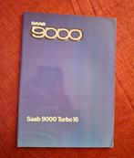 SAAB 9000 turbo 16, folder / brochure 1984.   220475, Ophalen of Verzenden, Zo goed als nieuw, Overige merken
