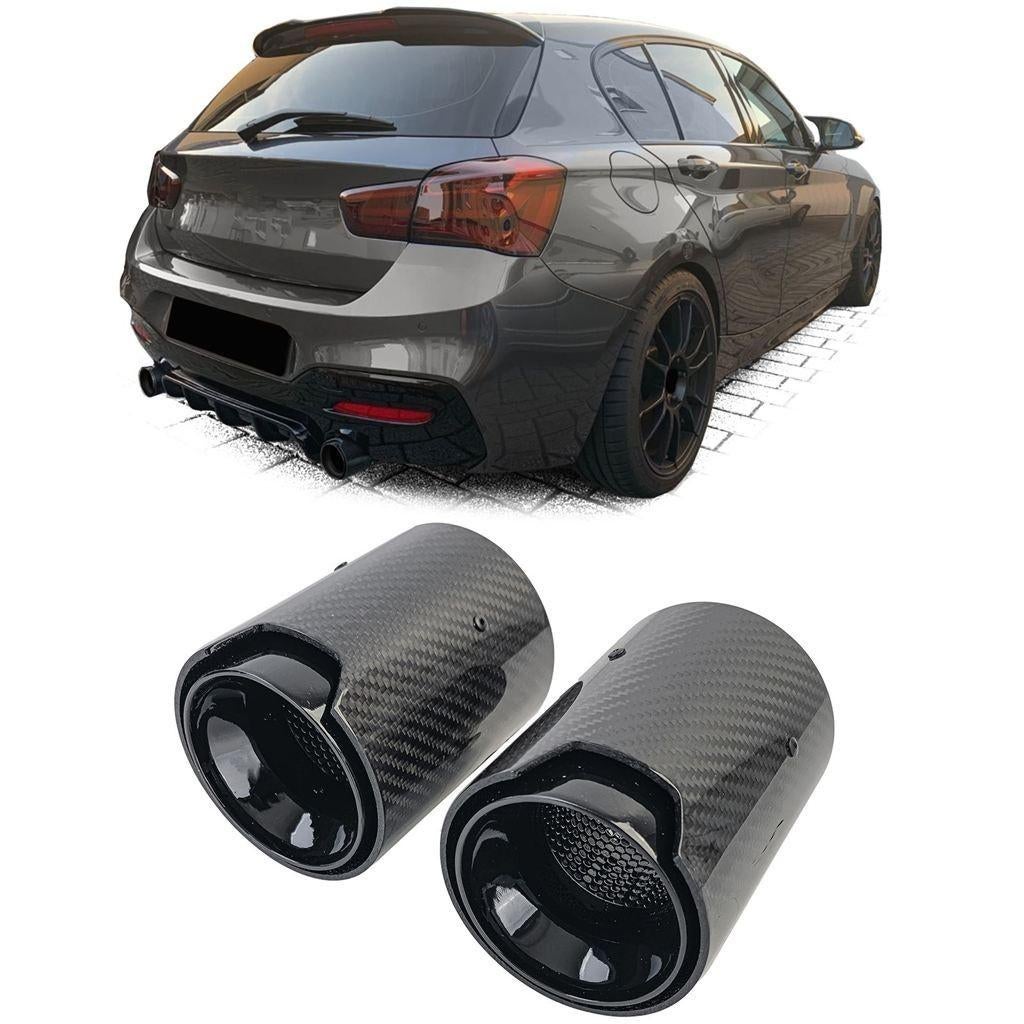 Carbon Uitlaat Sierstuk voor BMW M135i / M140i Sportieve Upg, Verzenden, Automotive Parts, A.parts@hotmail.nl, Trasmolenlaan 12 3447 GZ Woerden