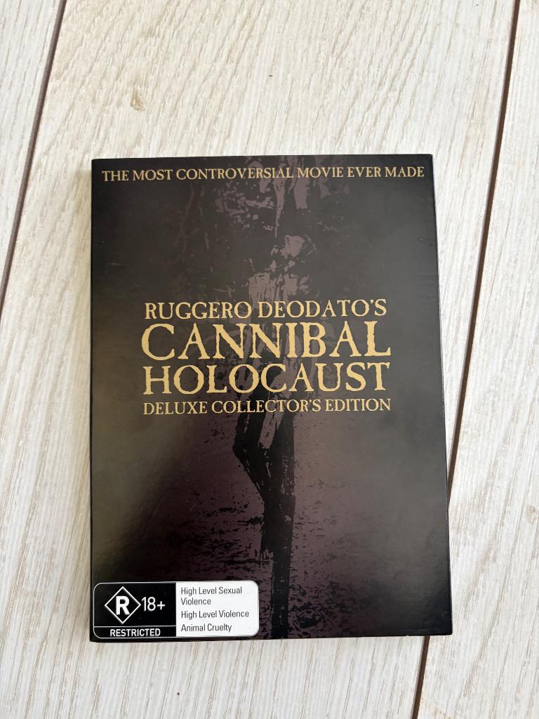 Cannibal Holocaust - Deluxe Collector’s edition DVD, Cd's en Dvd's, Dvd's | Horror, Alle leeftijden, Ophalen of Verzenden, Zo goed als nieuw