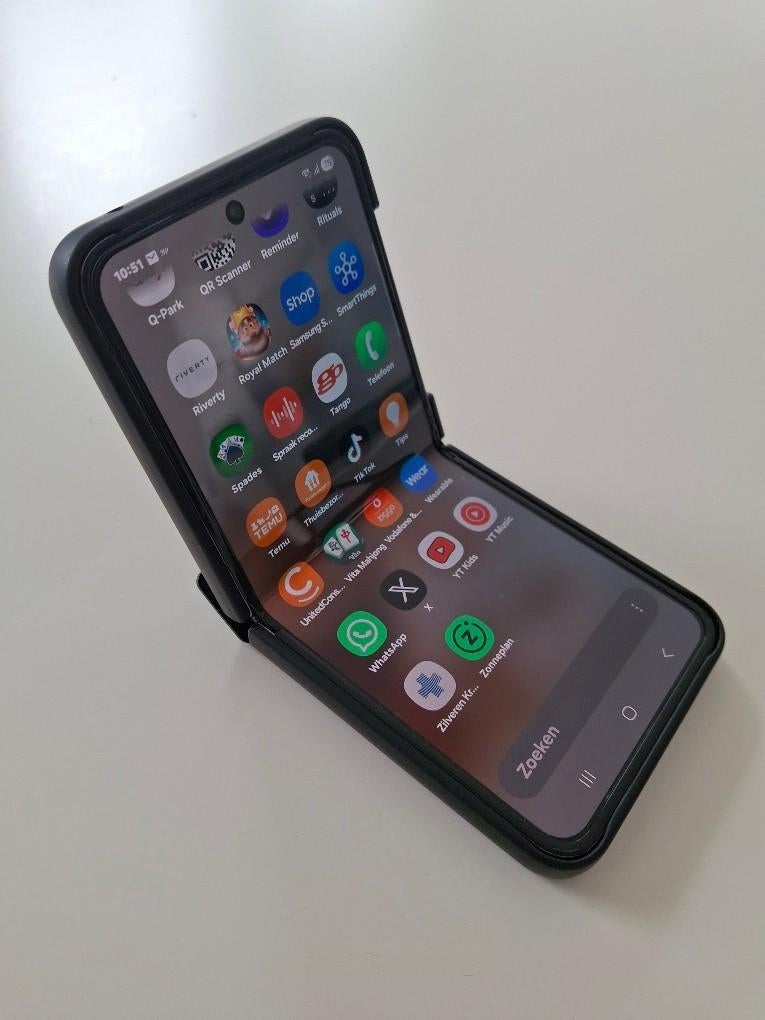 Kras en schadevrije Samsung Galaxy FLIP 5 met 256GB €299,99, Telecommunicatie, Mobiele telefoons | Samsung, Ophalen, Zwart, Touchscreen