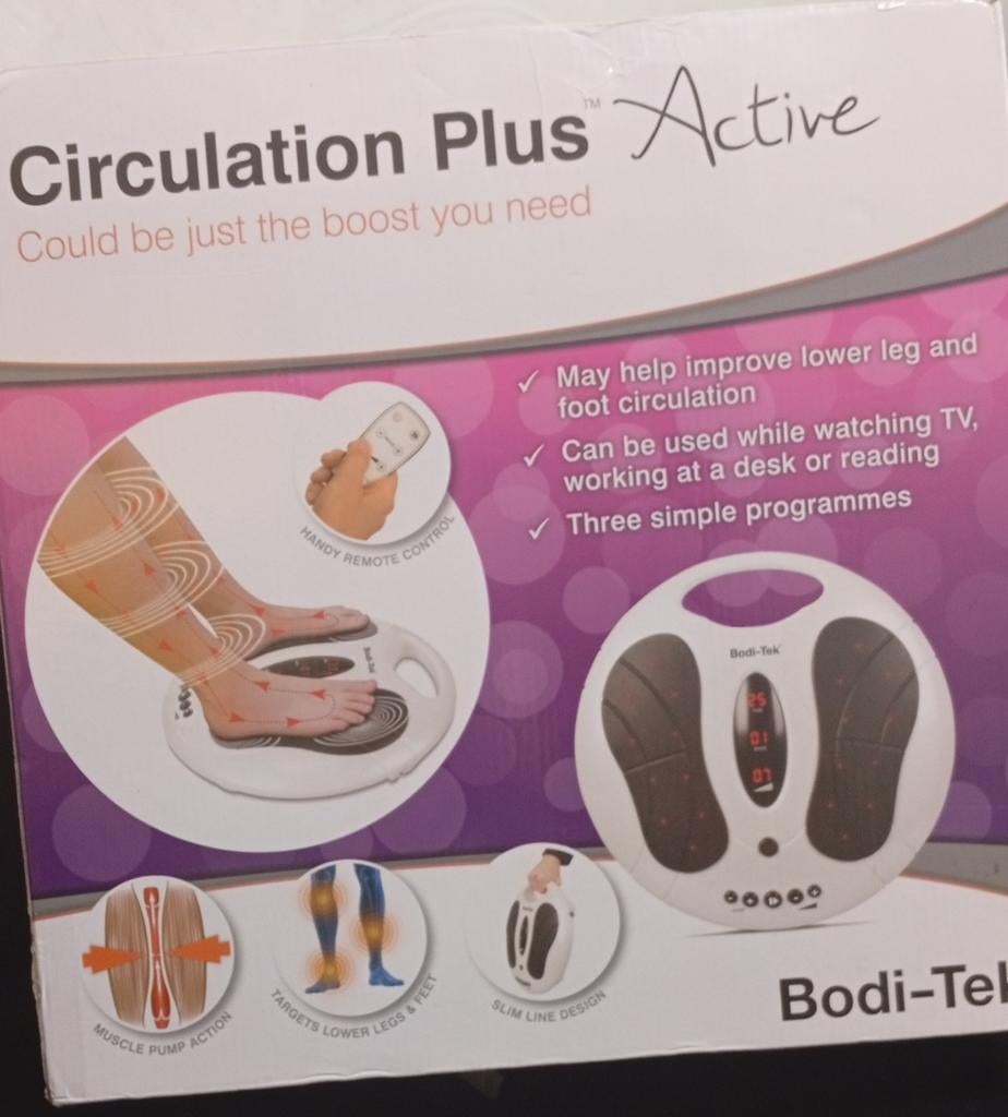 Bodi-Tek Circulation Plus Active - Voetcirculatie apparaat, Sport en Fitness, Ophalen, Zo goed als nieuw