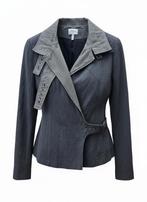 Sylvia Heise jasje kolbert pak dames grijs maat 42 mantelpak, Sylvia Heise, Kostuum of Pak, Maat 42/44 (L), Ophalen of Verzenden