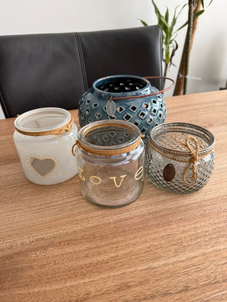 Riverdale windlichten, Ophalen, Zo goed als nieuw, Overige materialen, Minder dan 25 cm