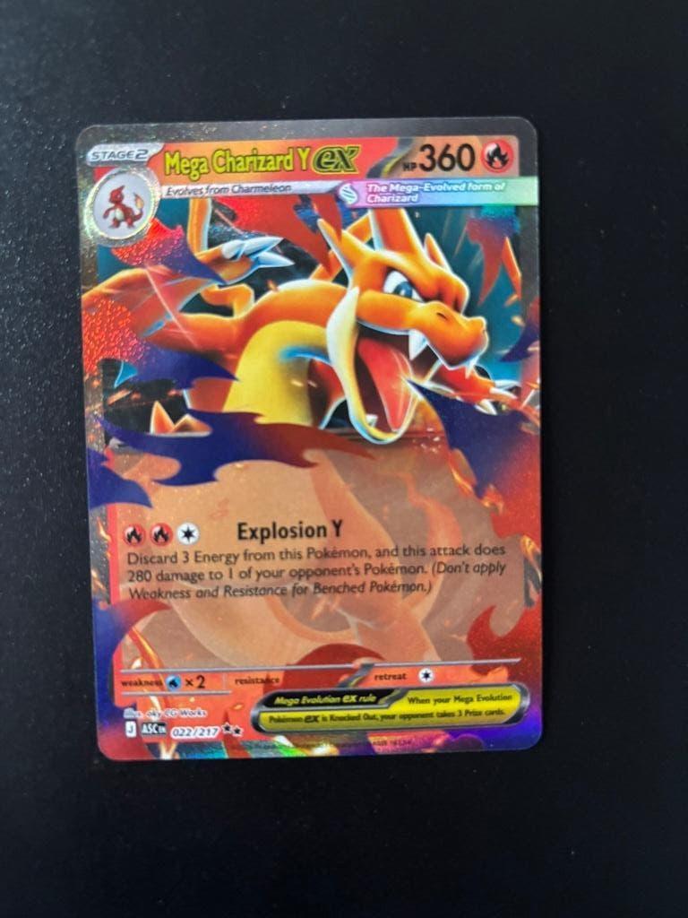 Mega Charizard Y ex (MEP 030), Ophalen of Verzenden, Zo goed als nieuw