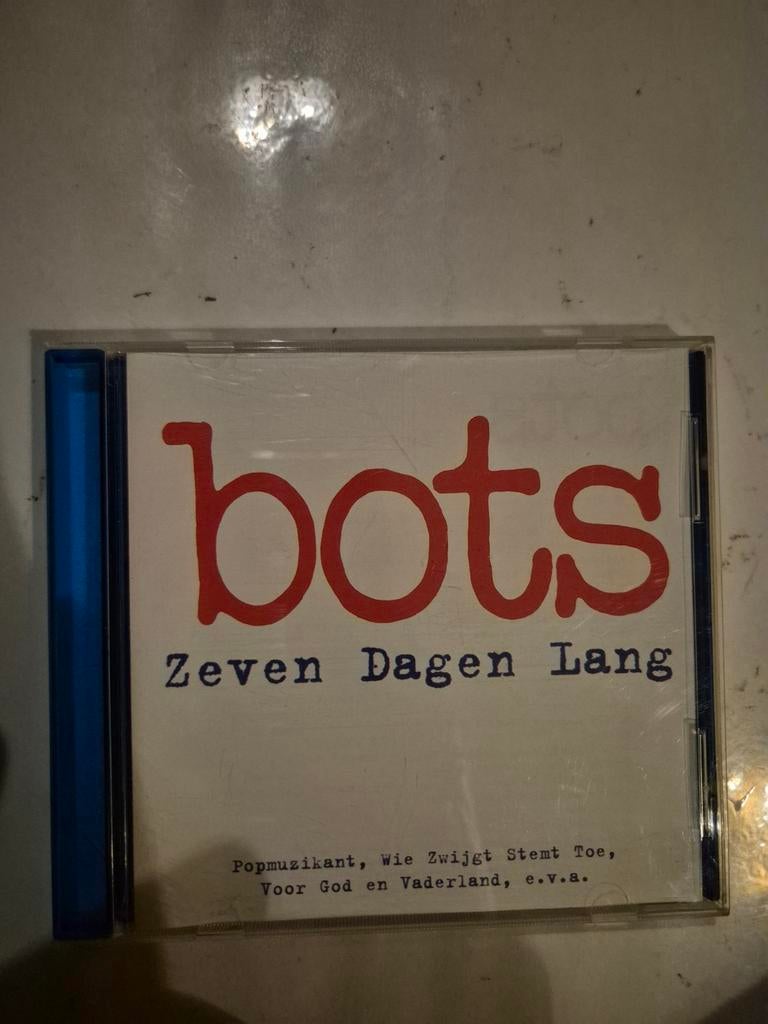 Bots - Zeven dagen lang. Cd. 2000, Ophalen of Verzenden, Gebruikt, Levenslied of Smartlap