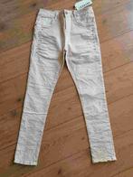 TRENDY casual beige broek met stretch mt. S, Beige, Nieuw, Ophalen of Verzenden, Maat 36 (S)