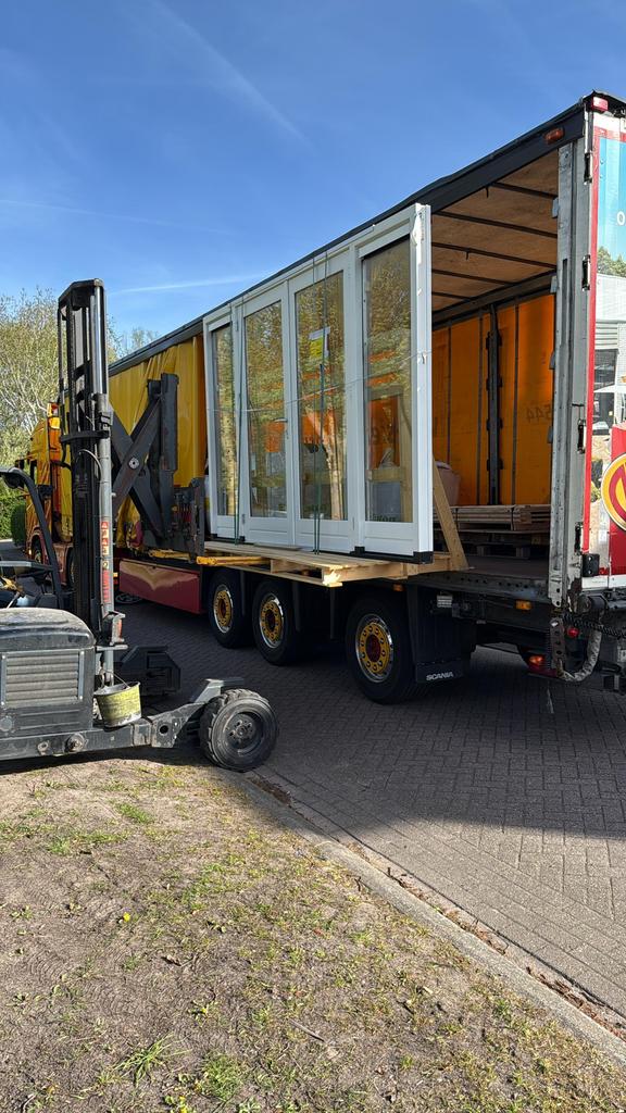 “”NIEUW”” OPENSLAANDE DEUREN + ZIJLICHTEN “NIEUW”, Ophalen, Deurkozijn, 225 cm of meer, Nieuw