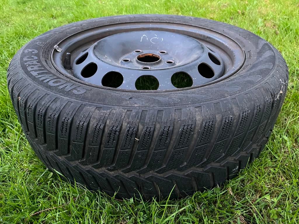 reservewiel 5x112 vw golf 5 6 7 octavia thuiskomer 205/55/16, Gebruikt, 16 inch, Band(en), Personenwagen