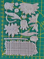 Snijmal bloem met raster, Ophalen of Verzenden, Nieuw, Overige thema's, Pons of Mal