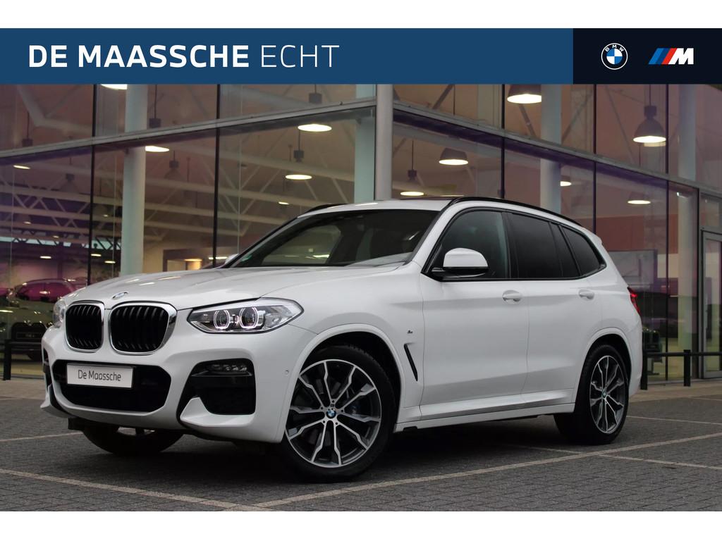 BMW X3 xDrive30i M Sport Automaat / Panoramadak / Sportstoel, Auto's, BMW, Gebruikt, 4 cilinders, Leder en Stof, Wit