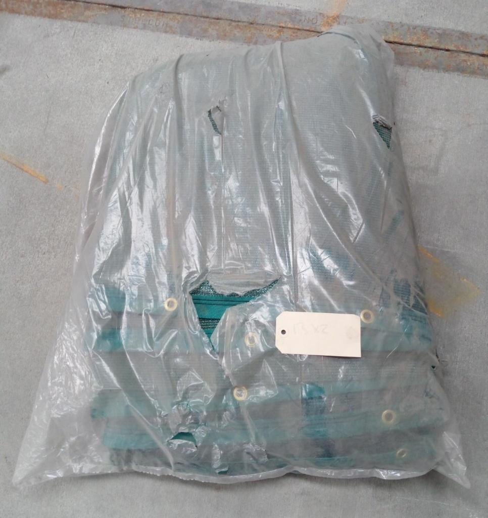 Winddoek Groen 13 x 2 meter, Ophalen, Nieuw, Kunststof, Overige typen