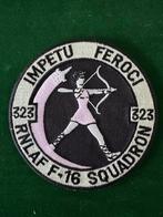 RNLAF 323 squadron patch, Ophalen of Verzenden, Zo goed als nieuw, Patch, Badge of Embleem