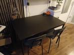 Ikea Sandsberg tafel 110x67 cm incl. 4 stoelen, Huis en Inrichting, Tafels | Eettafels, Ophalen, Gebruikt, 100 tot 150 cm, 50 tot 100 cm
