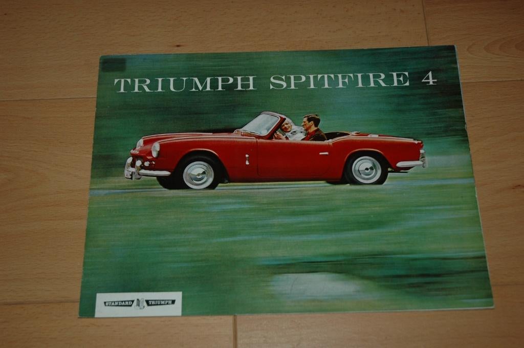 Triumph Spitfire 4   -   Folder - catalogus - Brochure, Boeken, Ophalen of Verzenden, Gelezen, Overige merken, Leyland Triumph