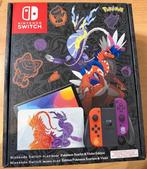 Nintendo Switch OLED - Pokémon Scarlet & Violet Edition, Switch OLED, Met games, Met 2 controllers, Ophalen of Verzenden