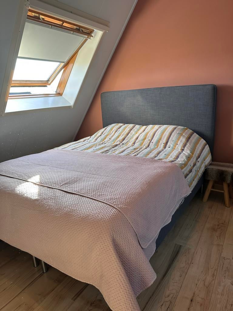 Dunvik tweepersoonsbed 160x200 - ZGAN, Ophalen, Gebruikt, Tweepersoons, 200 cm