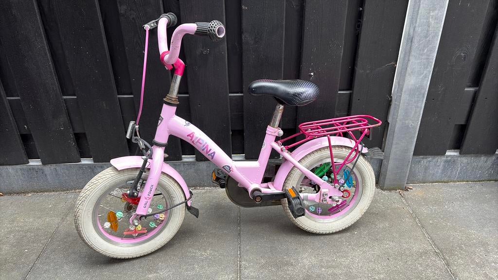 Leuke meisjes fiets 12 inch, Ophalen, Zo goed als nieuw, Minder dan 16 inch